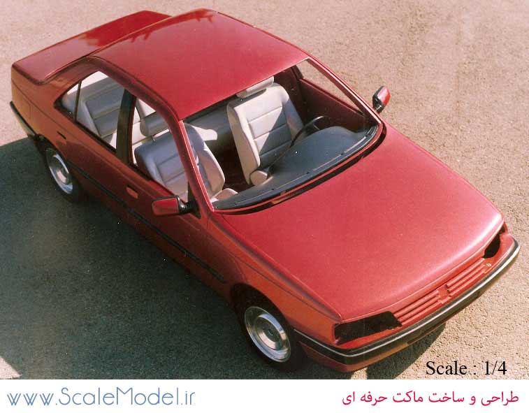 نمونه کار ماکت خودروی پژو سفارش ایران خودرو توسط شرکت میثاق سامانه ایرانیان طراح انواع ماکت سوپر اسکیل، ماکت آپرشنال، ماکت فول اکتیو و ماکاپ